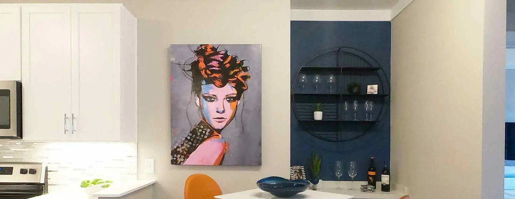 Decorated dining space at Allure.