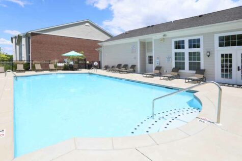 Brinley Place clubhouse pool.