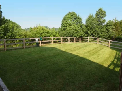 Fenced in dog park area at Fox Chase South.