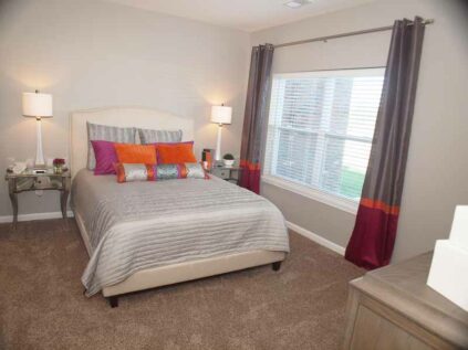 Bedroom with large window at Kendal on Taylorsville.
