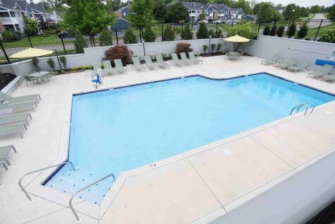 Community pool at Mallard Landing Apartments.