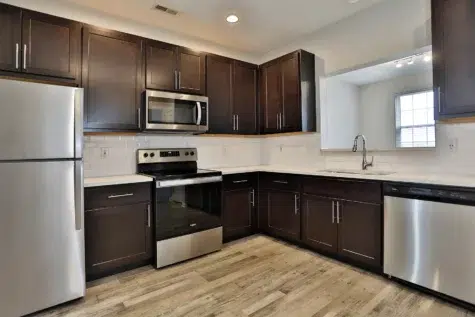 Large kitchen of The Landings at Beckett Ridge