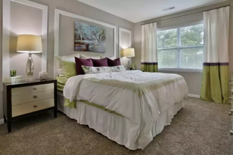 Bedroom with natural light