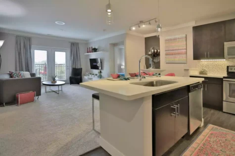 Kitchen and Living Room