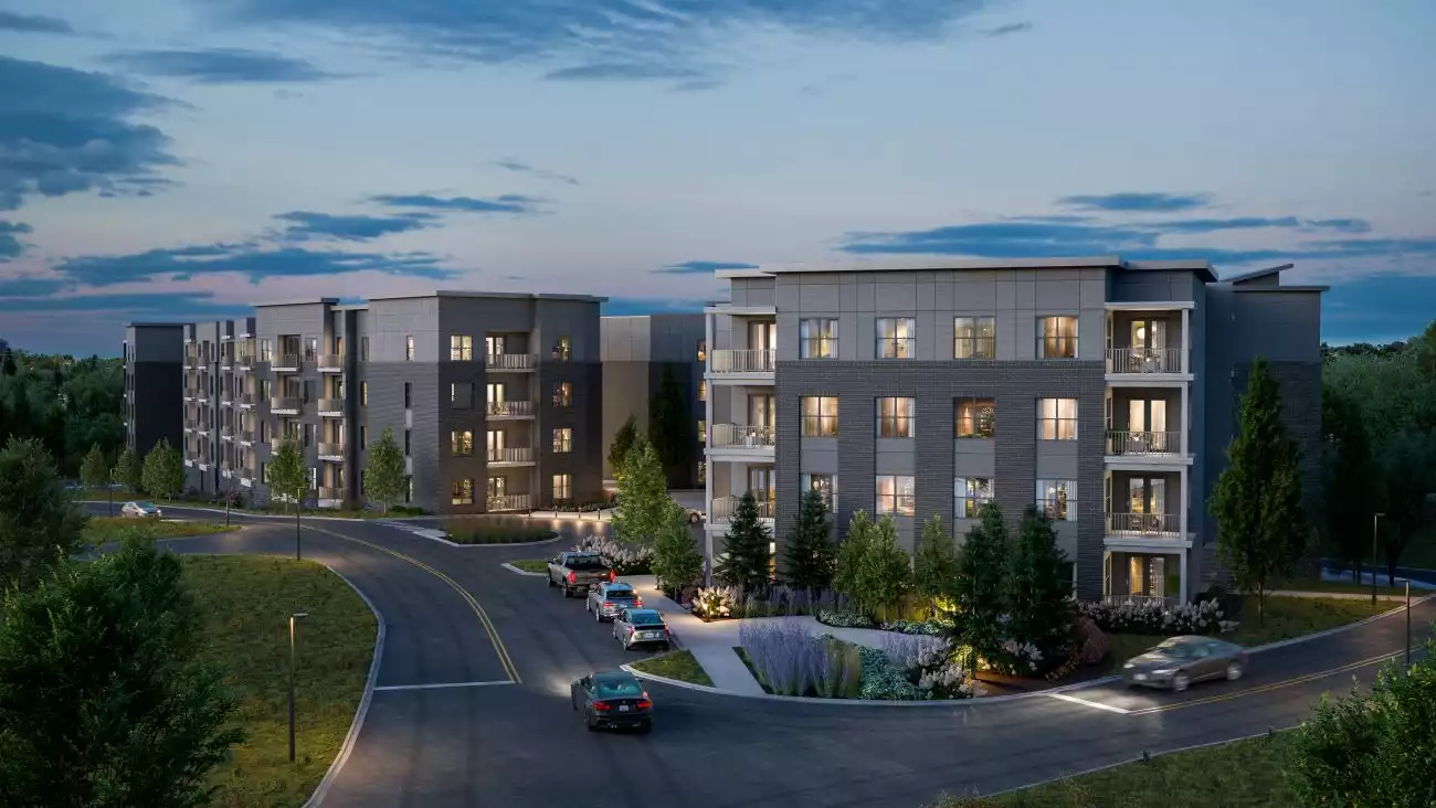 Exterior of Vantage at Anderson Towne Center