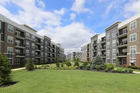 green space at Allure apartments