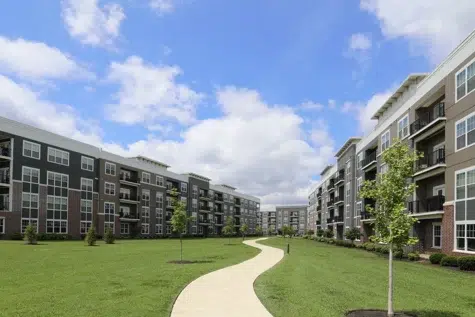 sidewalk at Allure apartments