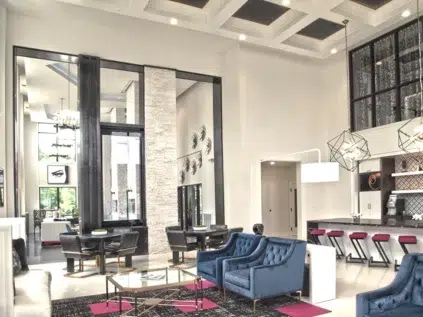 Allure apartments clubhouse area