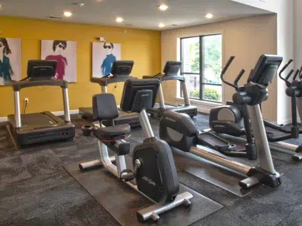 cardio area of Allure Apartments