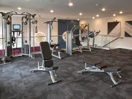 Fitness area of Allure Apartments
