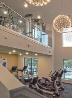 Fitness area of Allure Apartments