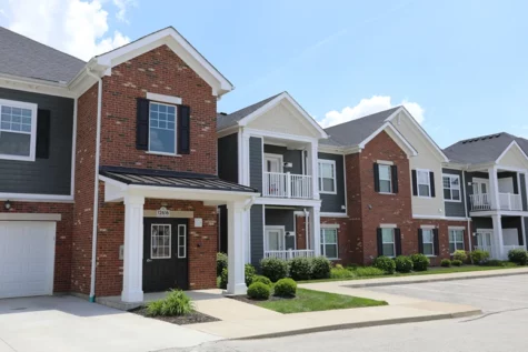 Sideview of apartments At Kendal on Taylorsville