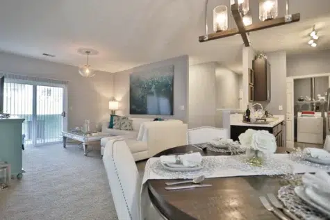 Model 3 floor plan at Shadow Ridge, living space