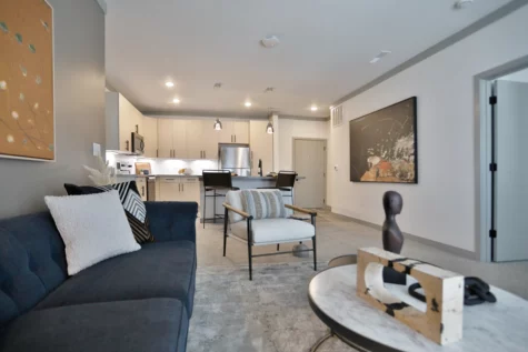 graphite of oakley apartments modern style, model 3 floor plan