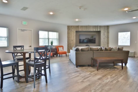 Clubhouse of Wellington Place Apartments in Fishers, Indiana