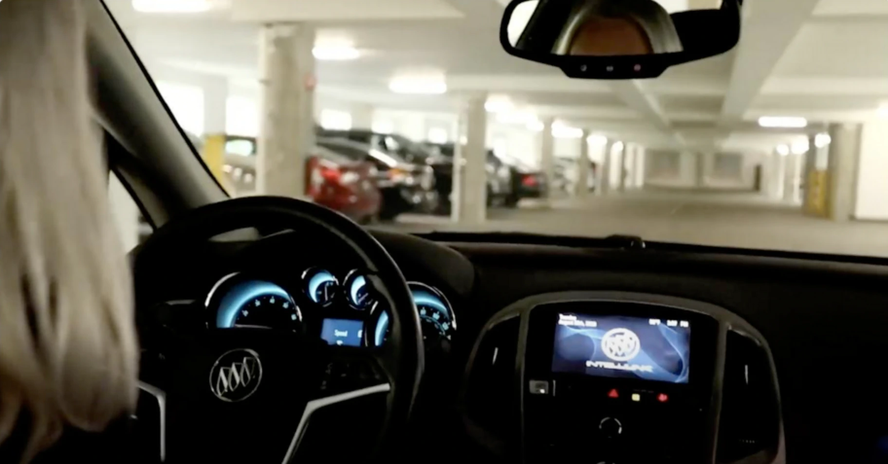 Parking garage at Allure apartments