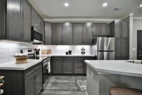 Kitchen area at Altair Apartments in Florence, KY