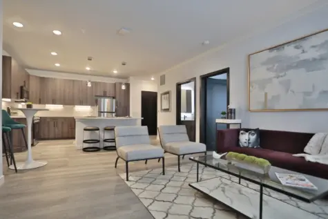 Living room of Vantage at Anderson Towne Center