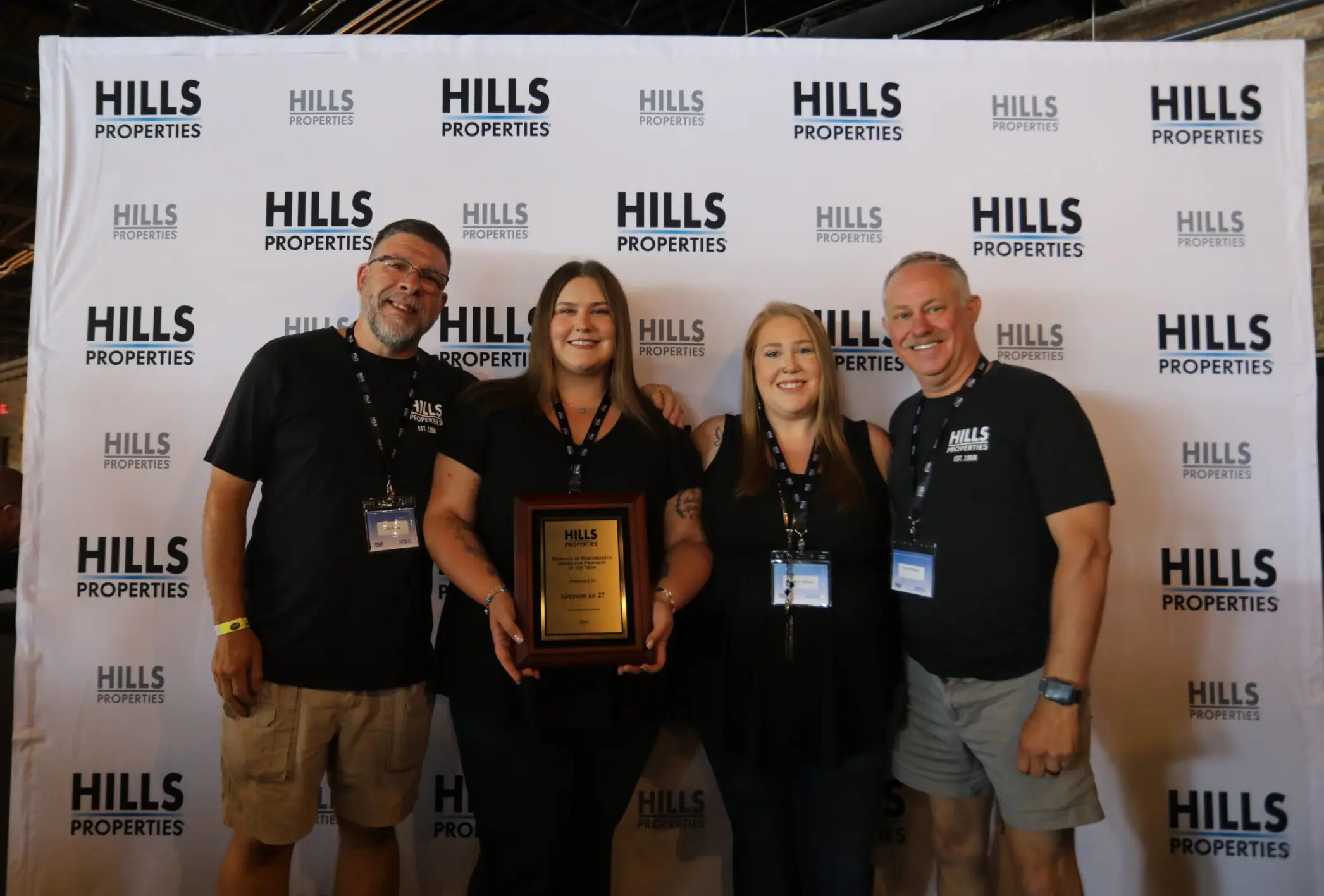 Greyson on 27 team - Property of the Year