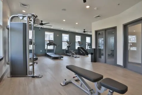 Altair in Florence Fitness Center featuring cardio and strength training equipment.