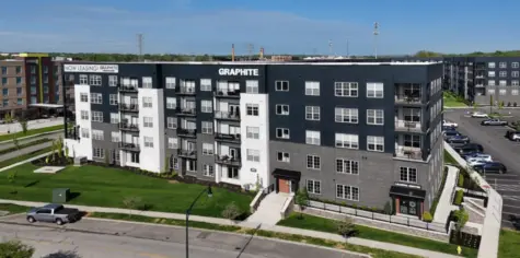 Exterior community view of Graphite Oakley.