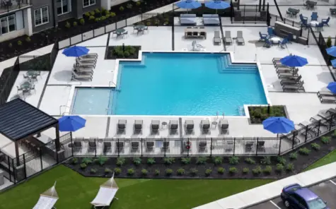 View of Graphite Oakley's Pool and sundeck.