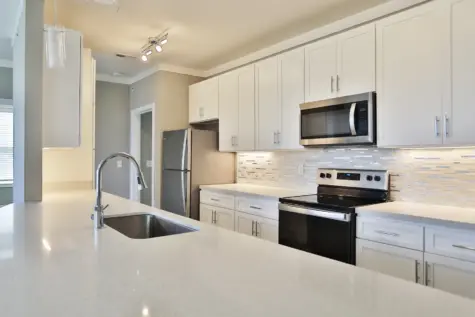 Element Oakwood 2-Bedroom Kitchen with Stainless Steel Appliances