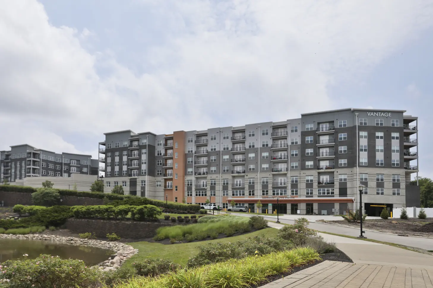 Vantage at Anderson Towne Center Exterior of building.