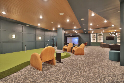 Speakeasy with Golf Simulator