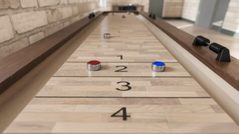 Relay 129 in Liberty Township shuffle board