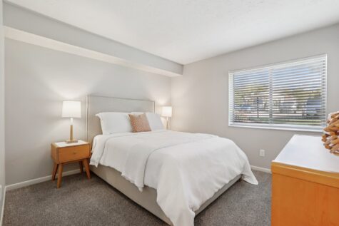 Second bedroom offering privacy and flexibility in 2-bedroom floor plan at Fox Chase South.