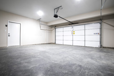 Attached one-car and two-car garage options available in 3 bedroom townhomes at Relay 129 in Liberty Township, Ohio.